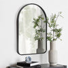 XL Round/Arched/Square Metal Frame Mirror Industrial Wall Vanity Makeup Bathroom