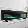 Panoramic Widescreen 50" LED Fireplace Electric Wall mounted/Inset /Freestanding