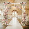 Heavy Duty Metal Garden Arch Path Wedding Rose Pergola Archway Flowers Climbing