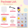 Portable Baby Dresser Clothes Storage 12 Cubes Children Wardrobe-White