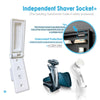 LED Bathroom Mirror Cabinet with Shaver Socket Infrared Sensor Wall Mounted