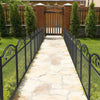 5x Metal Garden Fence Panel Trellis Barrier Portable Screen Gate Pet Patio Yard
