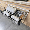 Blind Corner Cabinet Pull Out Drawer Magic Corner Base Shelves / Storage Basket