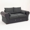 Panana Sofa Suite Set 3 2 or Corner Chaise in Dark Grey Or Light Grey