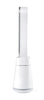38" Bladeless Tower Fan LED display 20 Speed 120° Floor - White