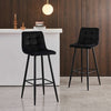 2 Pcs Breakfast Bar Stools High Counter Chair Kitchen Pub Restaurant Barstool