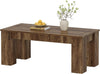 Rectangle Coffee Table for Living Room, 47-Inch Farmhouse Center Cocktail Table