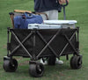 Folding Trolley 160L, Camping Garden Beach Trolley with Table Top 120kg weight
