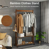 Heavy Duty Clothes Rack Rail Garment Stand Adjustable Shelves Portable Organizer