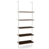 5-Tier Ladder Shelf Bookshelf Wall Mounted Storage Organizer Plant Display Rack