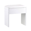 Foldable Makeup Table Set Drawer Mirror Storage Makeup Room White Dressing Table