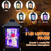 155 cm Halloween Lamp Post Sound-Activated Indoor Stree Lamp-Black