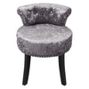 Velvet Dressing Table Chair Ladies Makeup Seat Vanity Stool Low Back Piano Chair