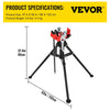 SucceBuy Steel Tripod Pipe Chain Vise | 1/8–5in Capacity, Foldable Tri-Stand