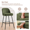 2X Breakfast Bar Stools Thickened Pad Linen Dining Chairs for Counter Kitchen