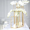 Gold Geometric Flower Stand 40/60/80/100cm Metal Rack Decor Wedding Centerpiece