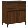 Gecheer Sideboard Brown Oak 60x35x70 Engineered Wood Sideboard G2Y8