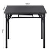 Modern Foldable Folding Laptop Computer Desk Home Study Office Table Wood Metal