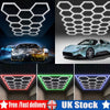 28x Hexagon LED Lighting Car Detail Home Garage Workshop Retail Without Border#