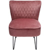 Scallop Back Armchair Cocktail Sofa Accent Seat Living Bedroom Cafe Lounge Sofa