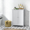 3-Tier Bathroom Storage Cabinet Freestanding Storage Organizer Cabinet White