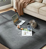 Grey Area Rug, 160 x 230 cm Living Room Rug, Non-Slip Carpet