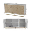 Sideboard Display Cabinet TV Stand Shelf Living Room Wooden Storage Cupboard