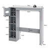 Over The Toilet Storage Cabinet Multifunctional Storage Rack w/Adjustable Shelve