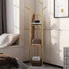 Heavy Duty Marble Coat Rack Stand Clothes Rails Hooks For Corridor Door Entrance