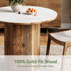 31.5'' Round Dining Table for 2-3, Small Kitchen Bistro Table for Dining Room