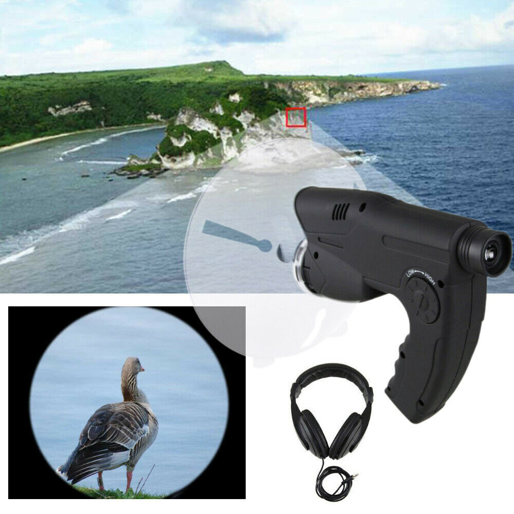 Outdoor Bionic Ear Sound Amplifier Listen Voice Device Birds Recording ...
