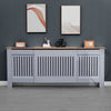 Modern Radiator Cover Small Large Wall Cabinet MDF Slats Wood Grill Furniture