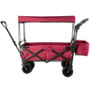 Beach Trolley Outdoor Utility Garden Cart Folding Wagon Cart With Canopy