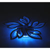 Modern Chandelier LED Lamp White Frame Ceiling Light With RGB Backlight Eaamxyyv