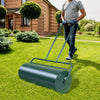 63L Steel Garden Lawn Roller Water Sand Filled Outdoor Grass Roller w/Drain Plug