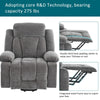 ELECTRIC POWER LIFT RISER RECLINER CHAIR ARMCHAIR W/ CUP HOLDERS & USB PORT GREY