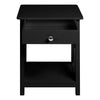 Narrow Sofa Side Bedside Table Cabinet Nightstand Storage Drawer Shelf Racking