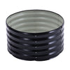 80cm Outdoor Garden Round Metal Raised Vegetable Planter Flower Trough Grow Bed