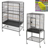 Large Bird Cage Parrot Cage Moving Wheels Budgie Canary Finch Cockatoo PlayStand