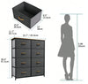 Fabric Chest of Drawers 8 Drawer Bedroom Storage Unit Clothes Organizer Dresser