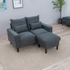 Panana Linen Fabric Sofa 1, 2 or 3 Seater Modern Couch Suite Set ottoman