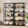 5-Tier Tall Bookshelf, 180cm Open Bookcase Floor Standing Display Shelving Unit