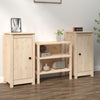 LAPOOH Sideboards 2 pcs 40x35x80 Solid Wood Pine,Sideboards,Storage K5U3