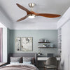 52" Ceiling Fan Chandelier Light 3 Color LED Remote Control Reverse/Timer/6Speed