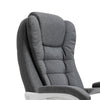 Vinsetto Computer Office Chair Home Swivel Task Recliner w/ Footrest, Arm, Grey