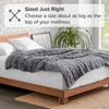 Grey Cotton/Fleece Weighted Blanket Throw Bedding Sensory Premium Adults Kids UK