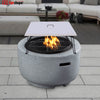 30''X30'' Fire Pit Heat Deflector Fire Pit Cover Stainless Steel Heat Deflector