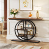 Tribesigns Console Table, 105 cm Industrial 6-Tier Sofa Table Entryway Table