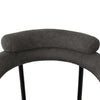 Modern Dining Chairs set of 4 Grey Faux Suede Upholstered Padded Seat Armchairs