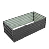 XL Metal Garden Flower Bed Planter Vegetable Grow Box Raised Deep Box Anthracite